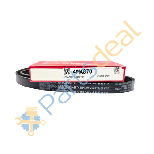 Micro-V Belt- 4PK870 for Hyundai Elantra