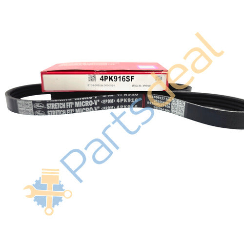 Micro-V Belt- 4PK916Sf for Tata Ultra Truck Bus 3L