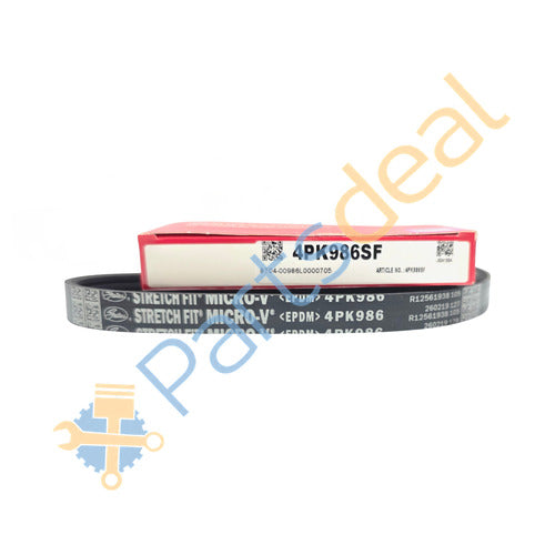 Micro-V Belt- 4PK986Sf for Mahindra Bolero