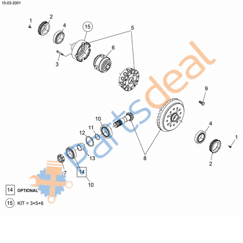 NO-SPIN DIFFERENTIAL – Allison 192.04.705.01