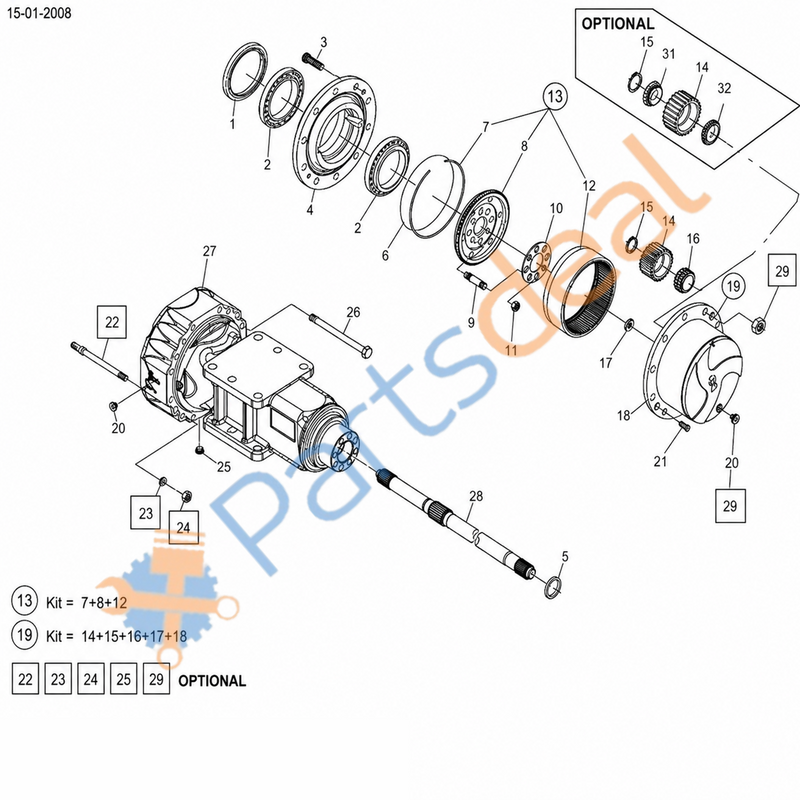ARM MODULAR AXLE – Allison 10264190