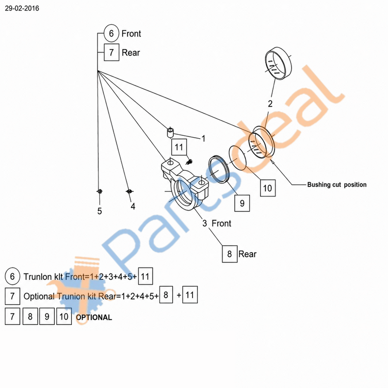 TRUNION KIT – Allison 10106901