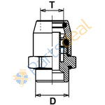 Push-in Coupling – WABCO 8938030310 thumbnail