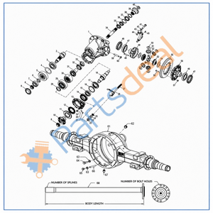 Screw - Hex – Dana Spicer SANB1060BB | Illustration 64